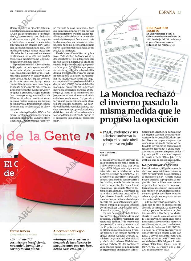 ABC MADRID 02-09-2022 página 13