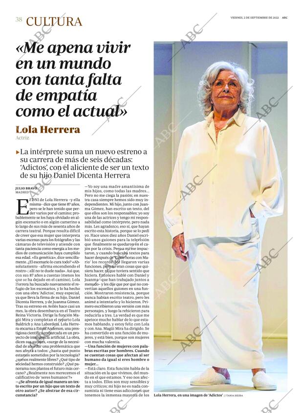 ABC MADRID 02-09-2022 página 38