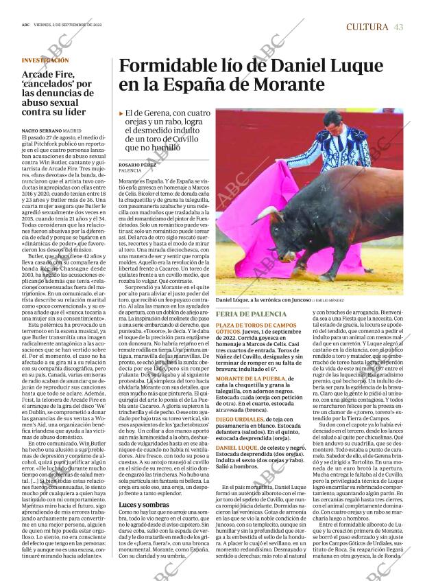 ABC MADRID 02-09-2022 página 43
