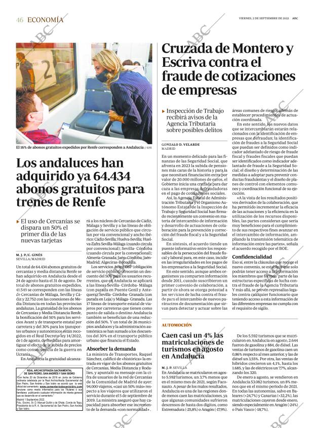 ABC SEVILLA 02-09-2022 página 46