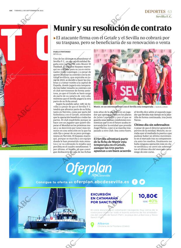 ABC SEVILLA 02-09-2022 página 63