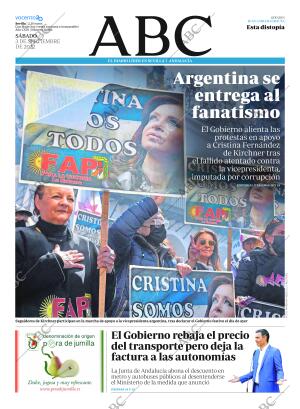 ABC SEVILLA 03-09-2022 página 1