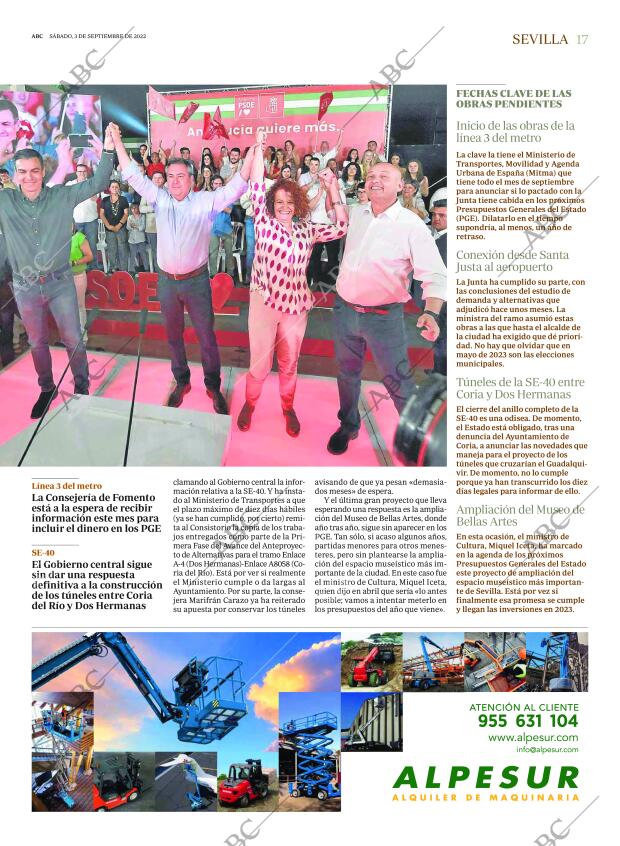 ABC SEVILLA 03-09-2022 página 17