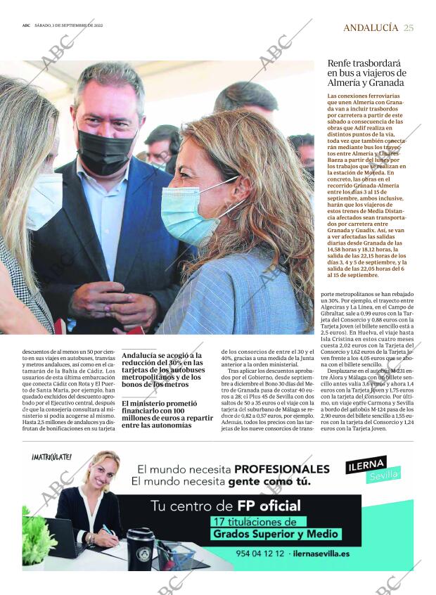 ABC SEVILLA 03-09-2022 página 25