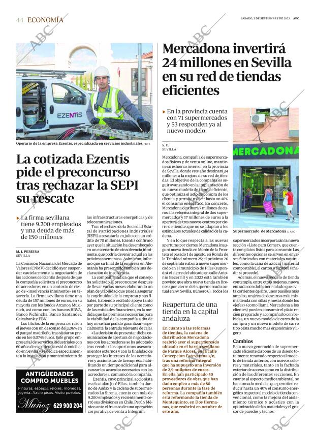 ABC SEVILLA 03-09-2022 página 44