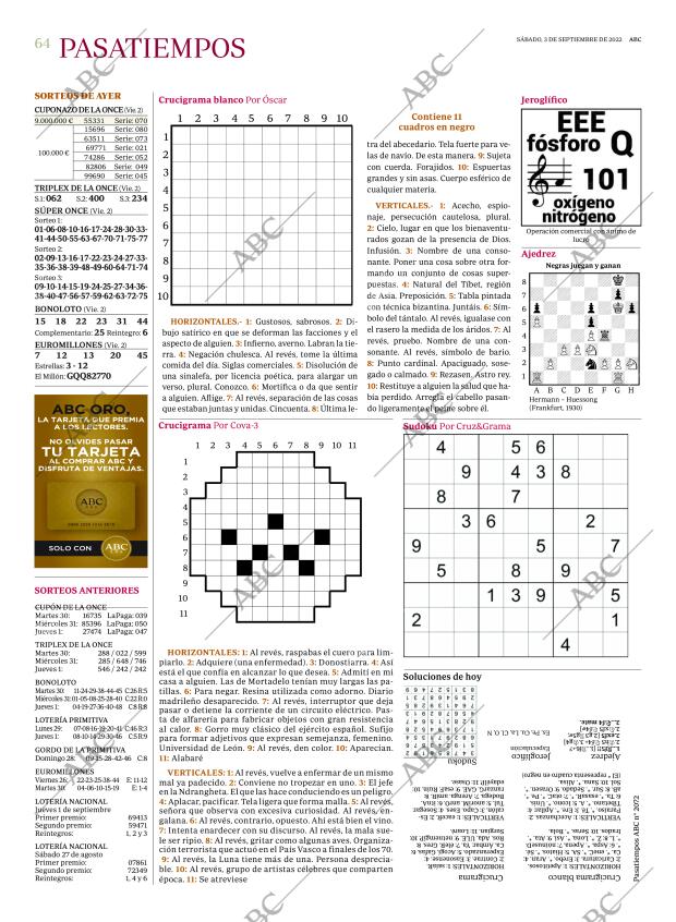 ABC SEVILLA 03-09-2022 página 64