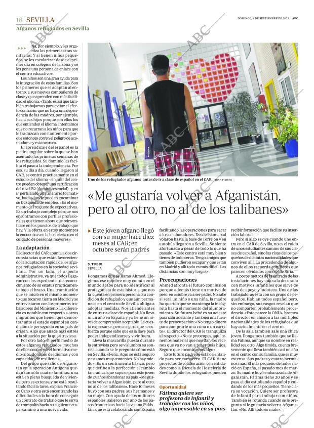 ABC SEVILLA 04-09-2022 página 18