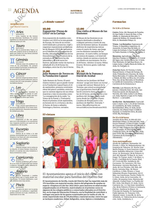 ABC SEVILLA 05-09-2022 página 22