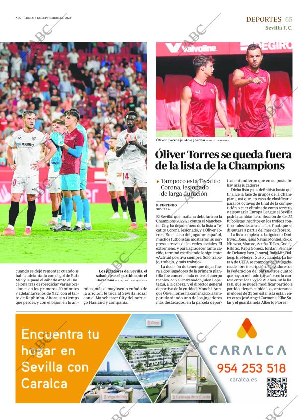 ABC SEVILLA 05-09-2022 página 65