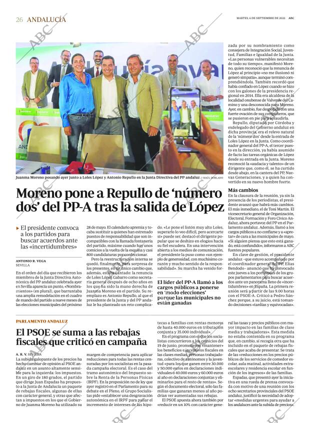 ABC SEVILLA 06-09-2022 página 26