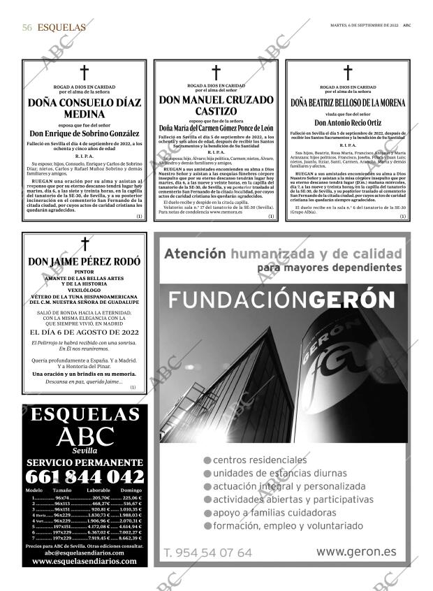 ABC SEVILLA 06-09-2022 página 56
