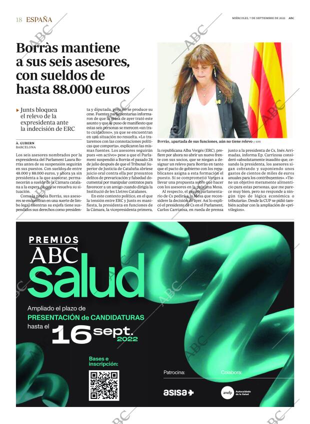 ABC MADRID 07-09-2022 página 18