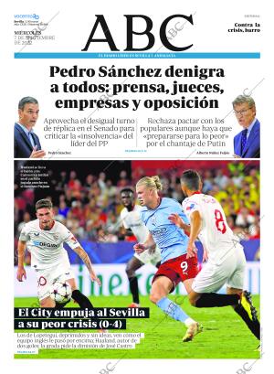 ABC SEVILLA 07-09-2022 página 1