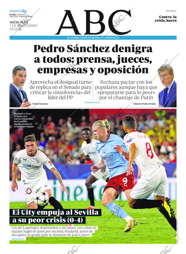 ABC SEVILLA 07-09-2022 página 1