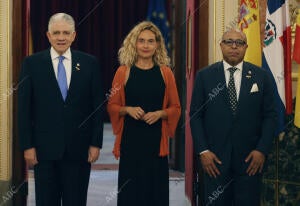 Visita institucional de los presidentes del Senado y de la Cámara de Diputados...