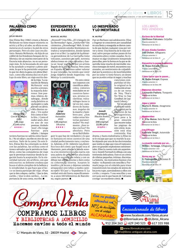 CULTURAL MADRID 17-09-2022 página 15