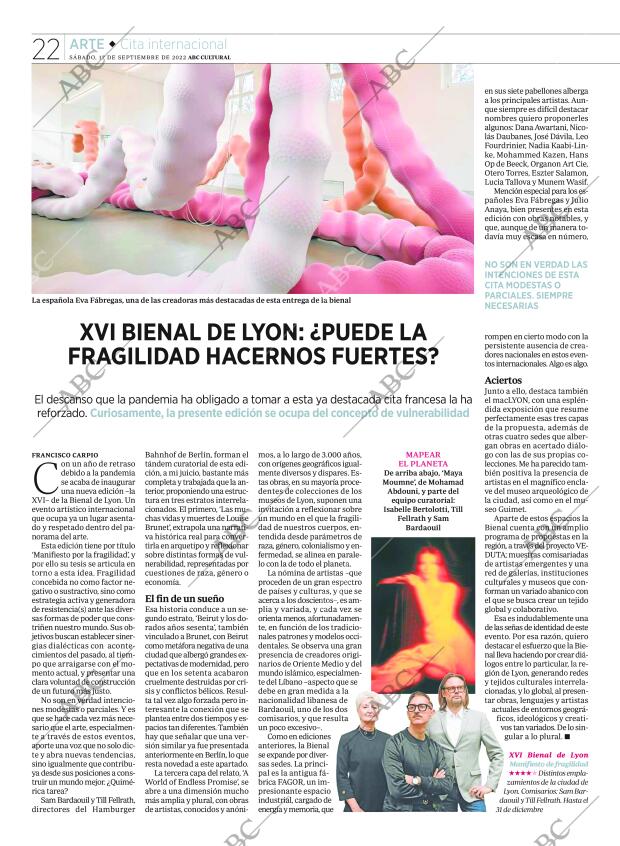 CULTURAL MADRID 17-09-2022 página 22