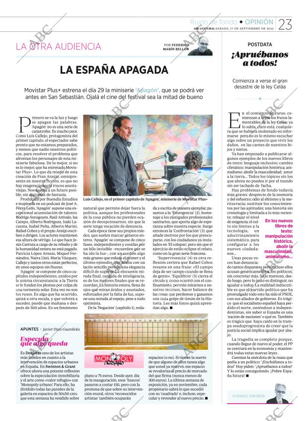 CULTURAL MADRID 17-09-2022 página 23