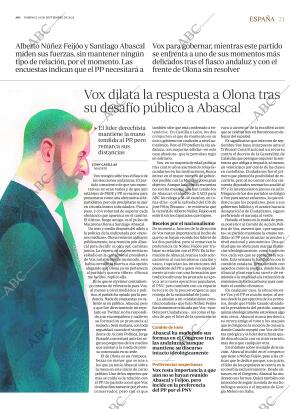 ABC MADRID 18-09-2022 página 21
