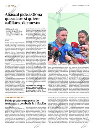 ABC MADRID 19-09-2022 página 16