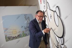 Nieto, humorista fráfico de ABC, inaugura exposición sobre sus ilustraciones...