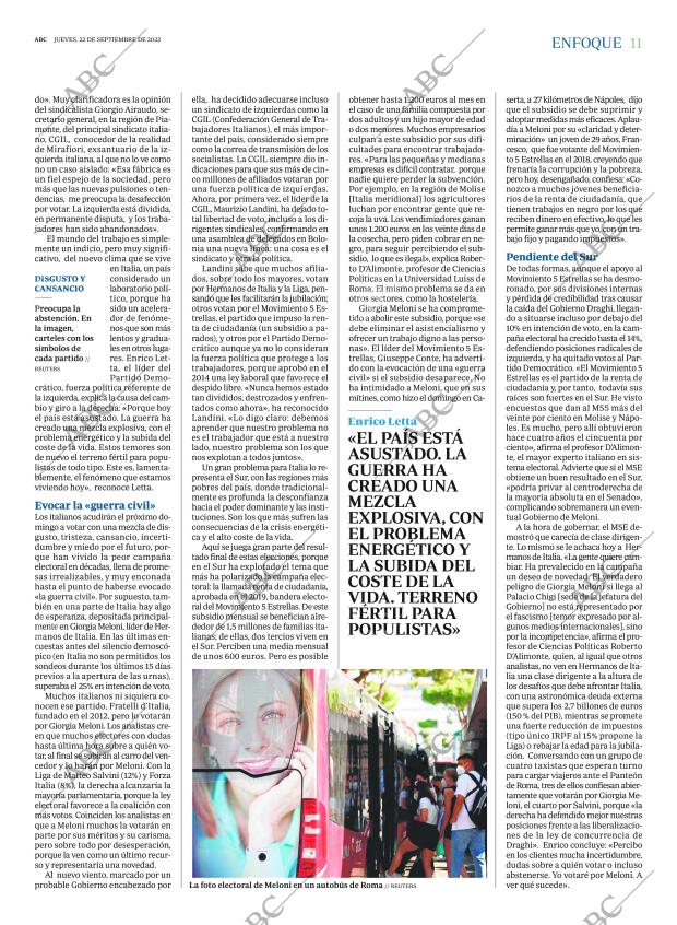 ABC MADRID 22-09-2022 página 11