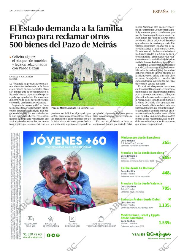 ABC MADRID 22-09-2022 página 19