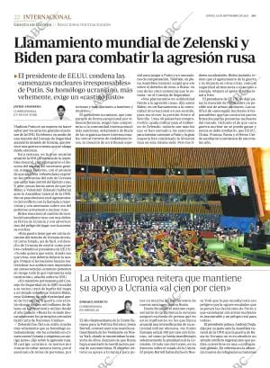 ABC MADRID 22-09-2022 página 22