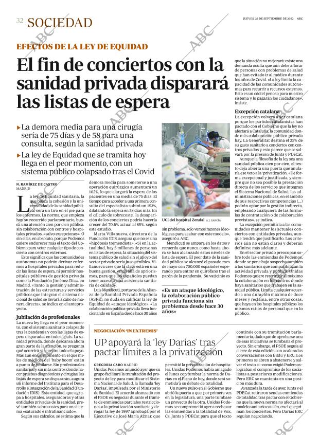 ABC MADRID 22-09-2022 página 32