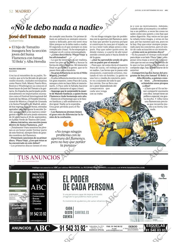 ABC MADRID 22-09-2022 página 52