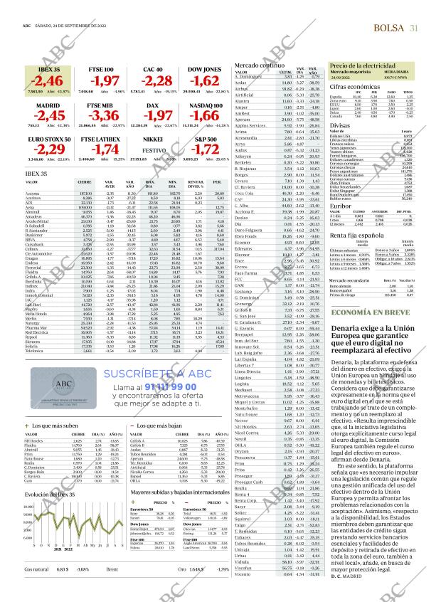 ABC MADRID 24-09-2022 página 31