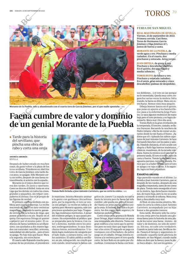 ABC MADRID 24-09-2022 página 39
