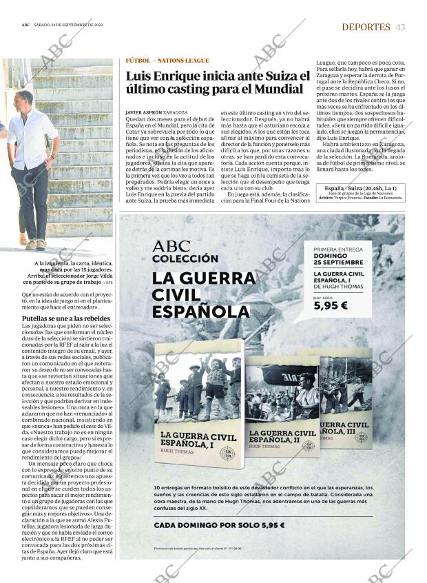 ABC MADRID 24-09-2022 página 43