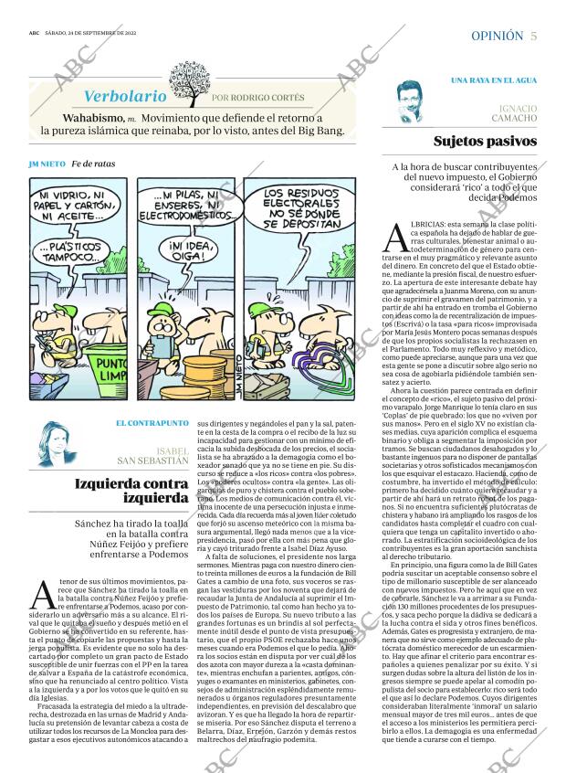 ABC MADRID 24-09-2022 página 5