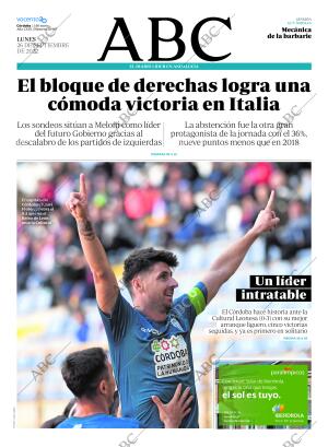 ABC CORDOBA 26-09-2022 página 1