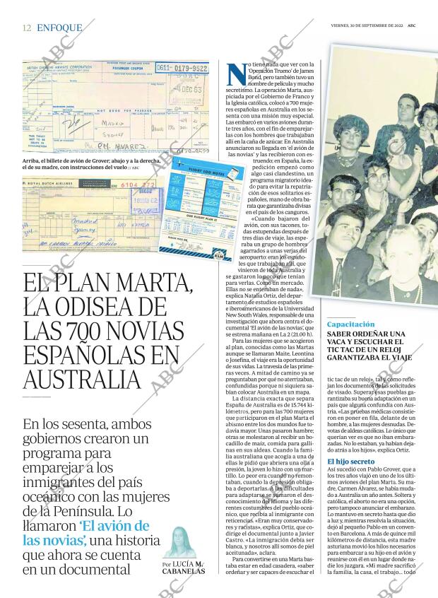 ABC MADRID 30-09-2022 página 12
