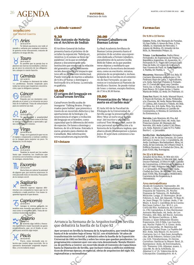 ABC SEVILLA 04-10-2022 página 26