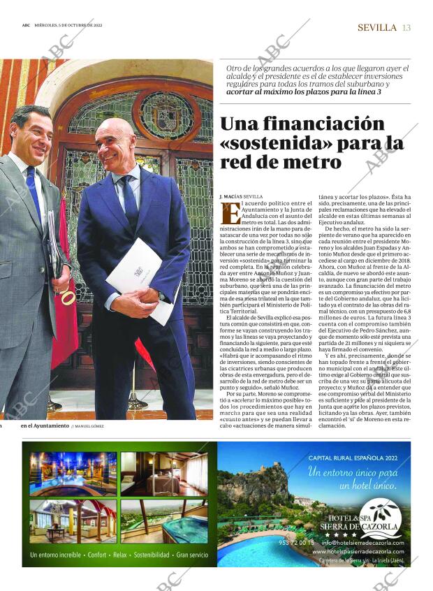 ABC SEVILLA 05-10-2022 página 13