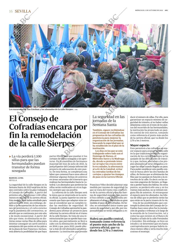 ABC SEVILLA 05-10-2022 página 16