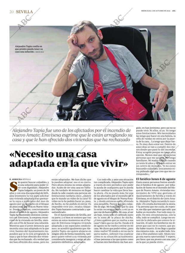 ABC SEVILLA 05-10-2022 página 20