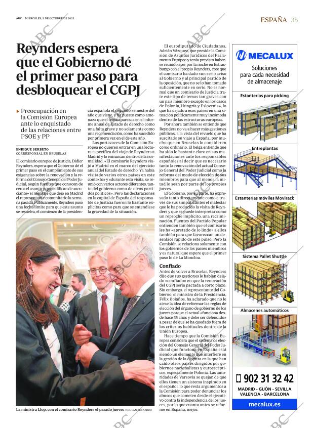 ABC SEVILLA 05-10-2022 página 35