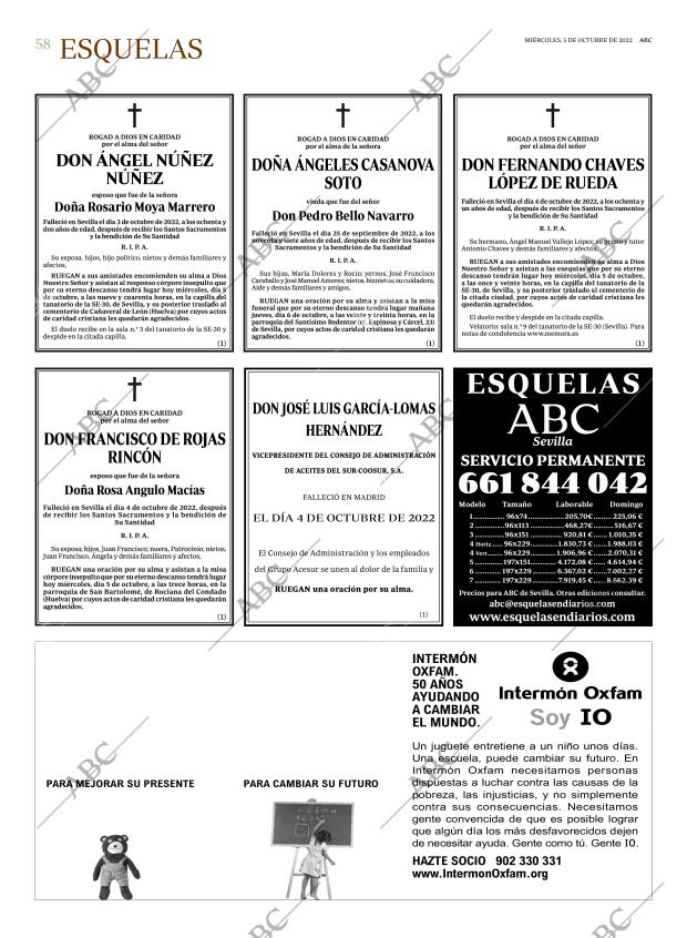 ABC SEVILLA 05-10-2022 página 58