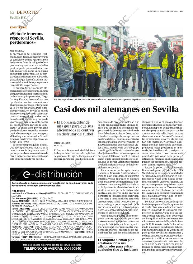 ABC SEVILLA 05-10-2022 página 62