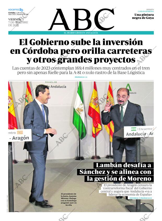 ABC CORDOBA 07-10-2022 página 1