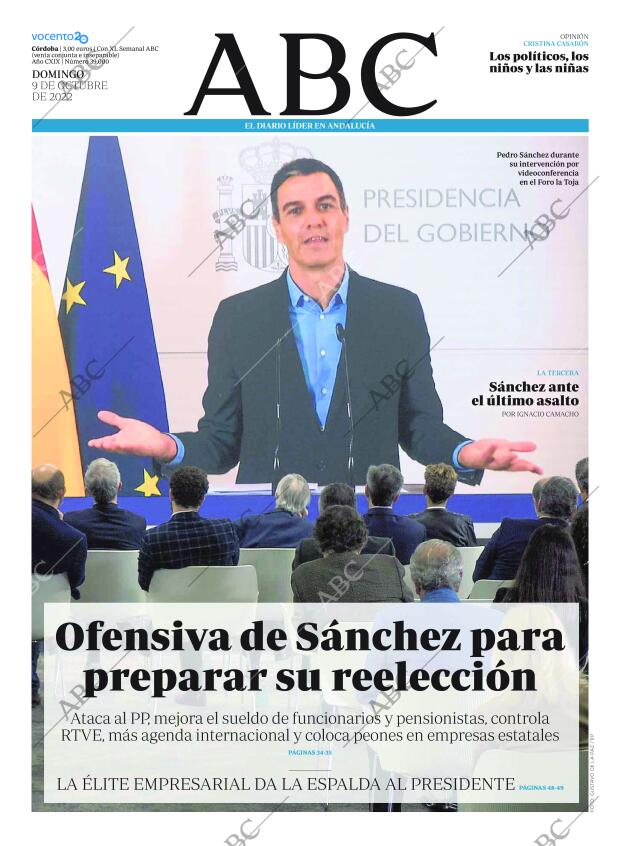 ABC CORDOBA 09-10-2022 página 1