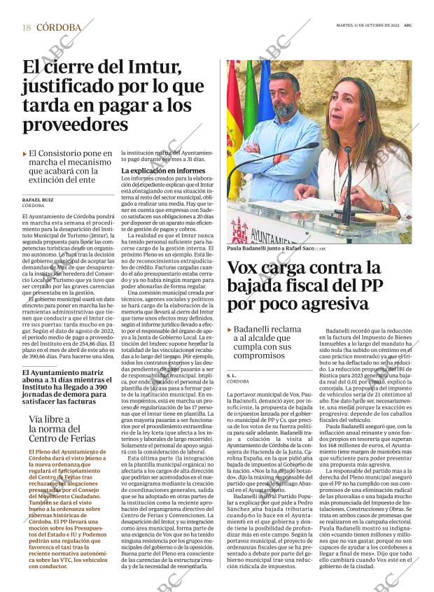 ABC CORDOBA 11-10-2022 página 18