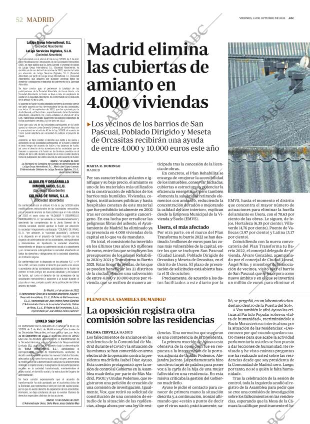ABC MADRID 14-10-2022 página 52