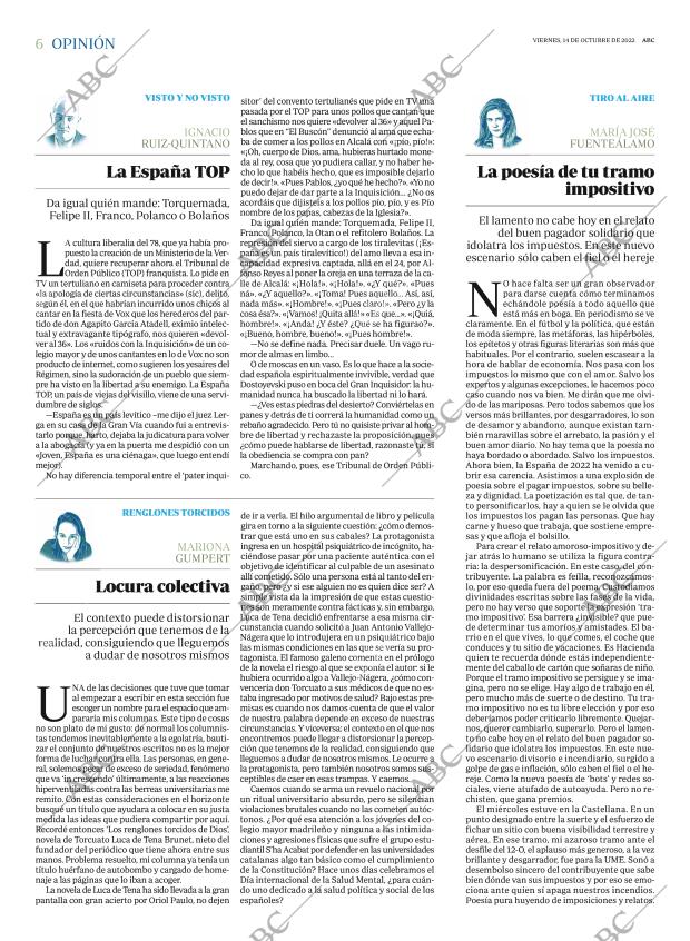 ABC MADRID 14-10-2022 página 6