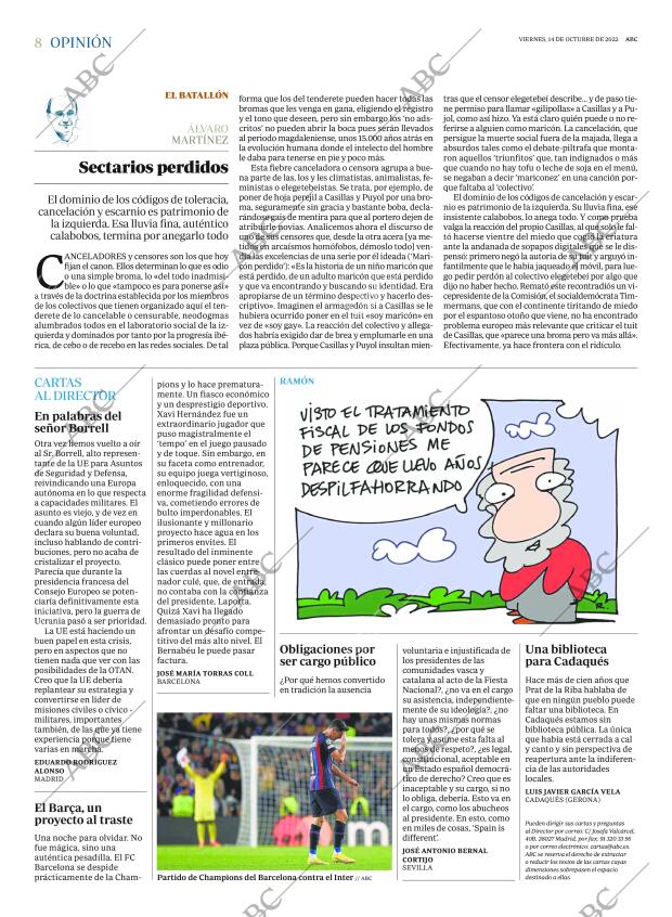 ABC MADRID 14-10-2022 página 8