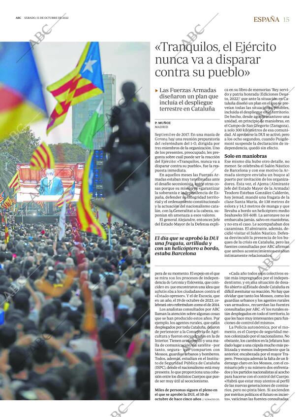 ABC MADRID 15-10-2022 página 15